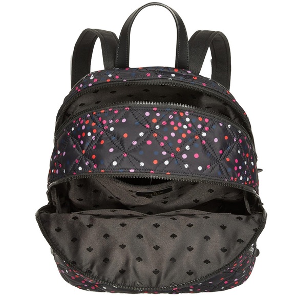 SOLD ✅Kate Spade Karissa Nylon Quilted Festive Confetti Backpack - Picture 10 of 10